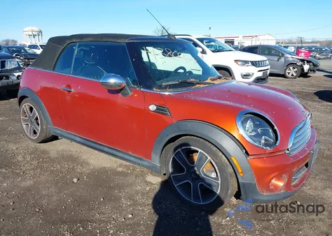 2012 Mini Cooper z USA, uszkodzony, nr VIN WMWZN3C59CT133986